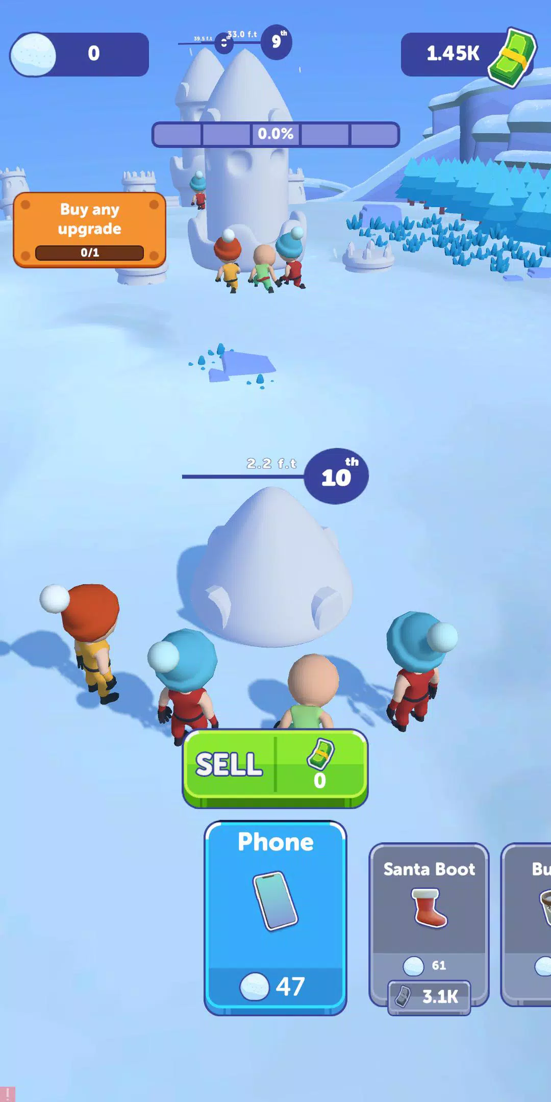 Snow Castle: Idle Clicker應用截圖第0張