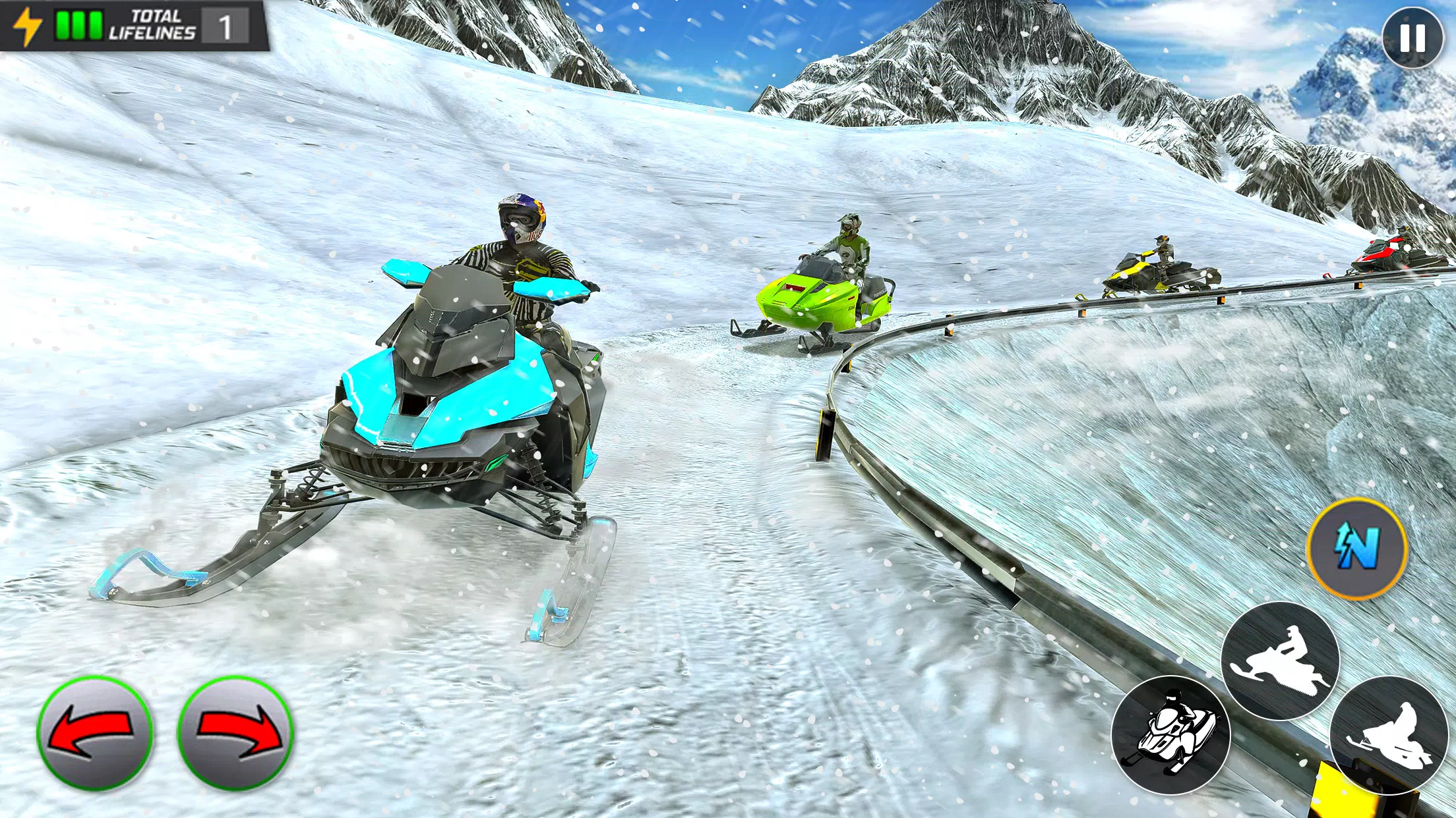 Crazy Skills Snowcross Games Zrzut ekranu 2