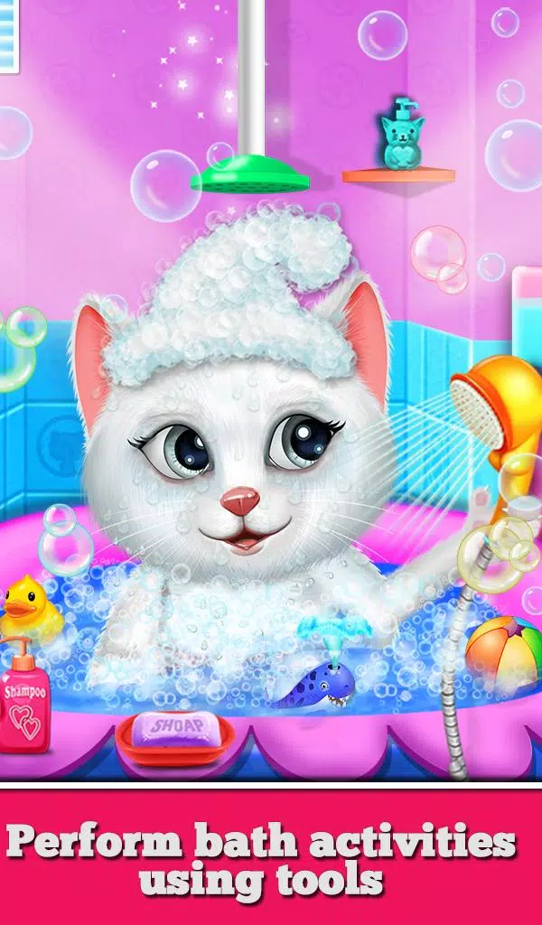 Kitty Nail Salon Daycare Cute Ảnh chụp màn hình 1