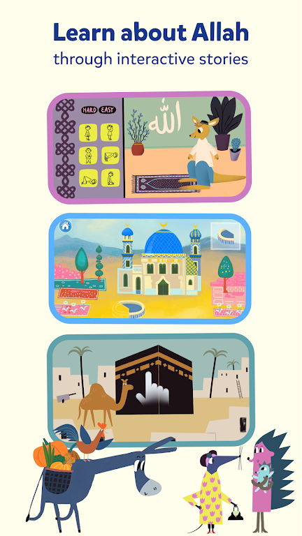 Schermata Miraj Muslim Kids Books Games 1