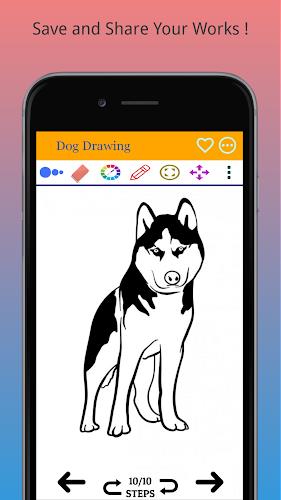 How to Draw Dog Step by Step Скриншот 2