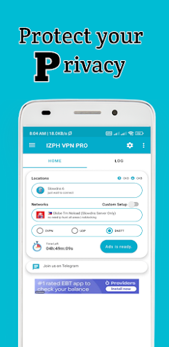 IZPH VPN PRO Captura de tela 2