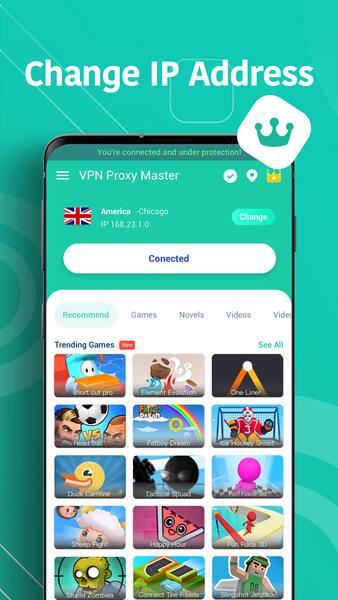 Snap Master VPN: Super Vpn App Capture d'écran 1