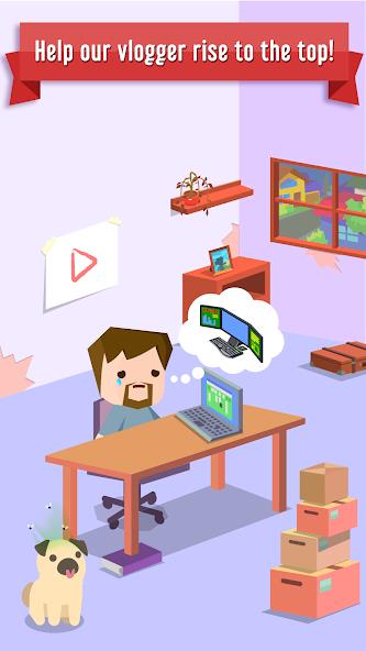 Vlogger Go Viral: Tuber Life Mod 스크린샷 0