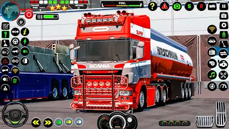 US Oil Tanker Truck Drive Sim Captura de pantalla 1