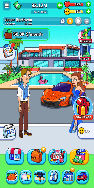 Mr.Billion: Idle Rich Tycoon ဖန်သားပြင်ဓာတ်ပုံ 1