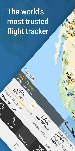 Flightradar24 Flight Tracker MOD Tangkapan skrin 2