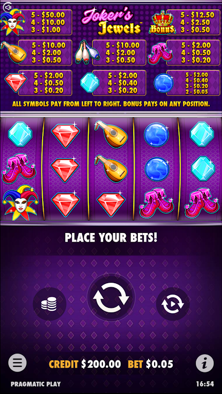 Schermata Joker’s Jewels Slot Casino Win 2