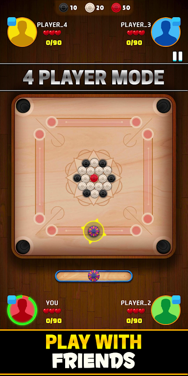 Carrom Offline : Pool City Ảnh chụp màn hình 0
