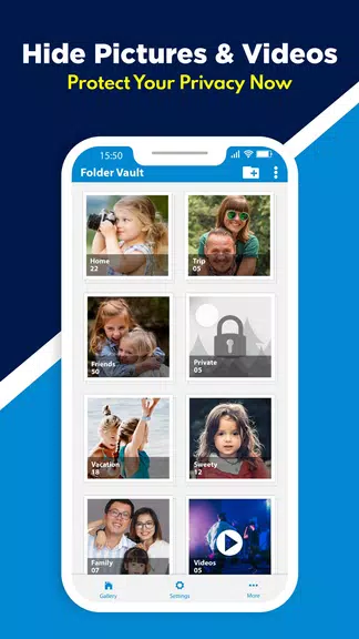 Folder, File & Gallery Locker Captura de pantalla 1