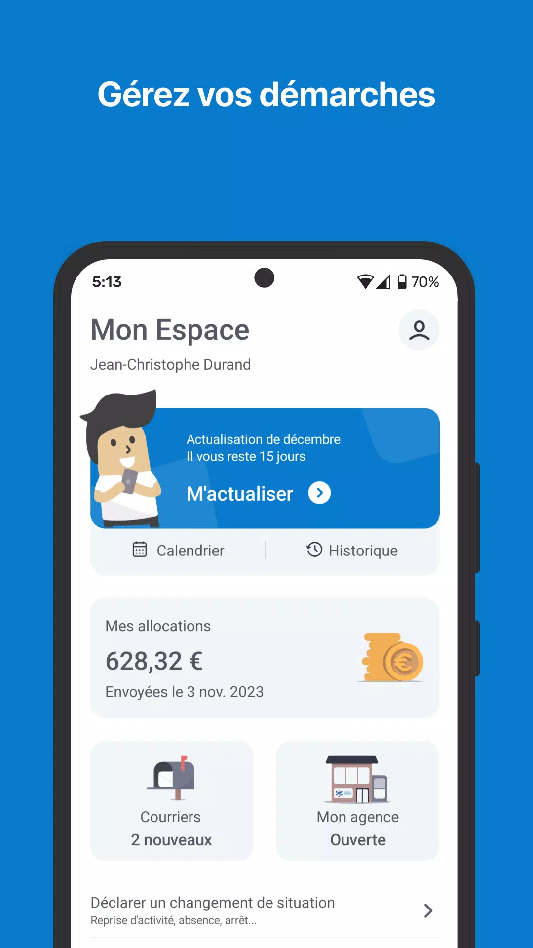 Mon Espace - France Travail應用截圖第0張