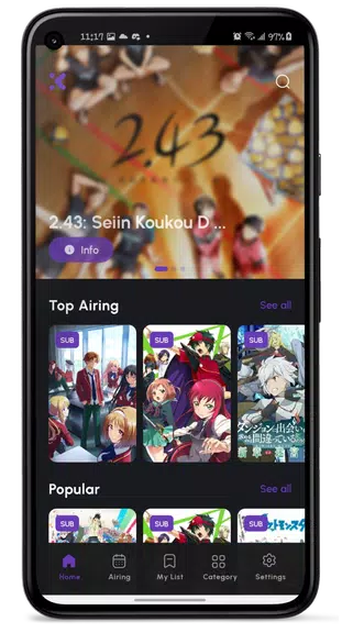 Kana: Watch Anime App Schermafbeelding 1