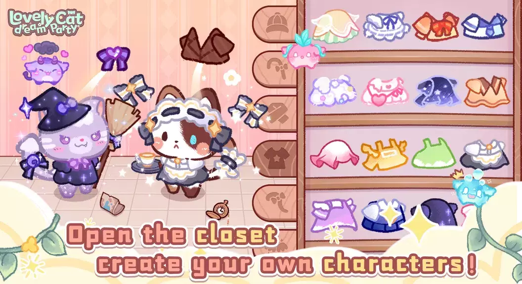 Lovely cat dream party Ảnh chụp màn hình 0