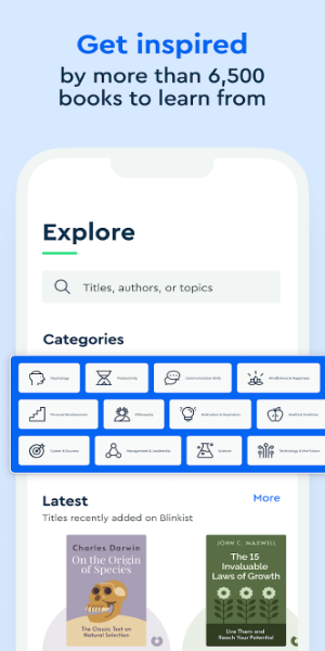 Blinkist ภาพหน้าจอ 2