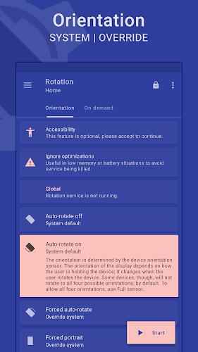 Rotation | Orientation Manager Captura de pantalla 0