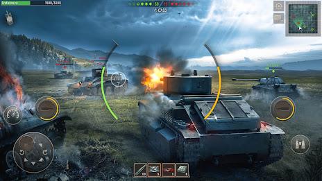 Battle Tanks: Online War games Tangkapan skrin 1