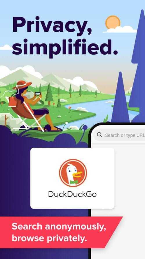 DuckDuckGo Private Browser Captura de tela 0