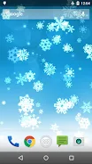 Snowflake Live Wallpaper ภาพหน้าจอ 0