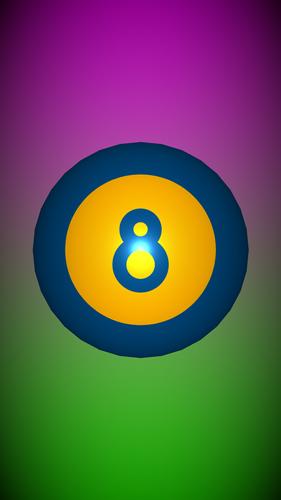 Magic 8 Ball Live Wallpaper 3D Скриншот 1