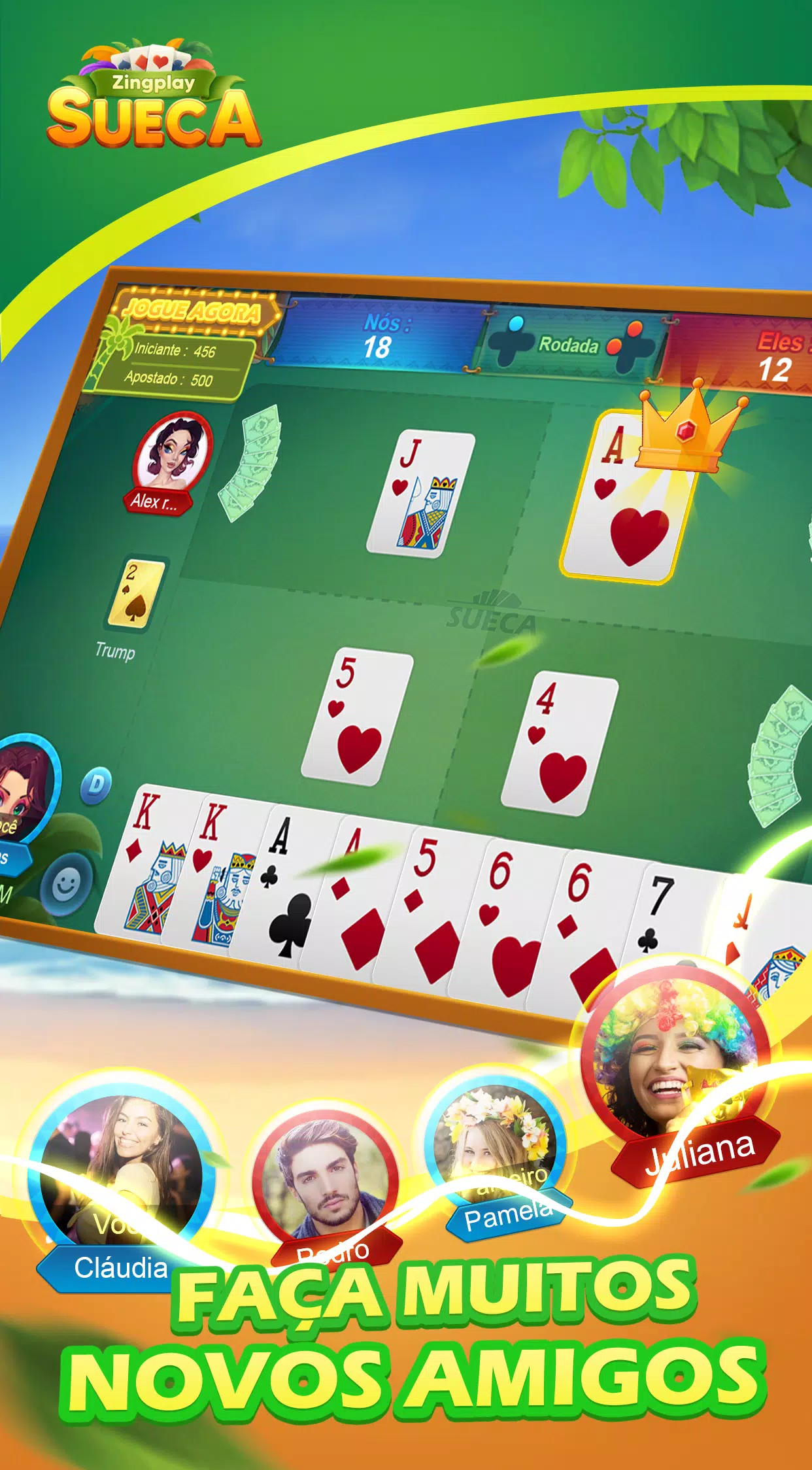 Sueca ZingPlay - Jogo de carta Screenshot 1