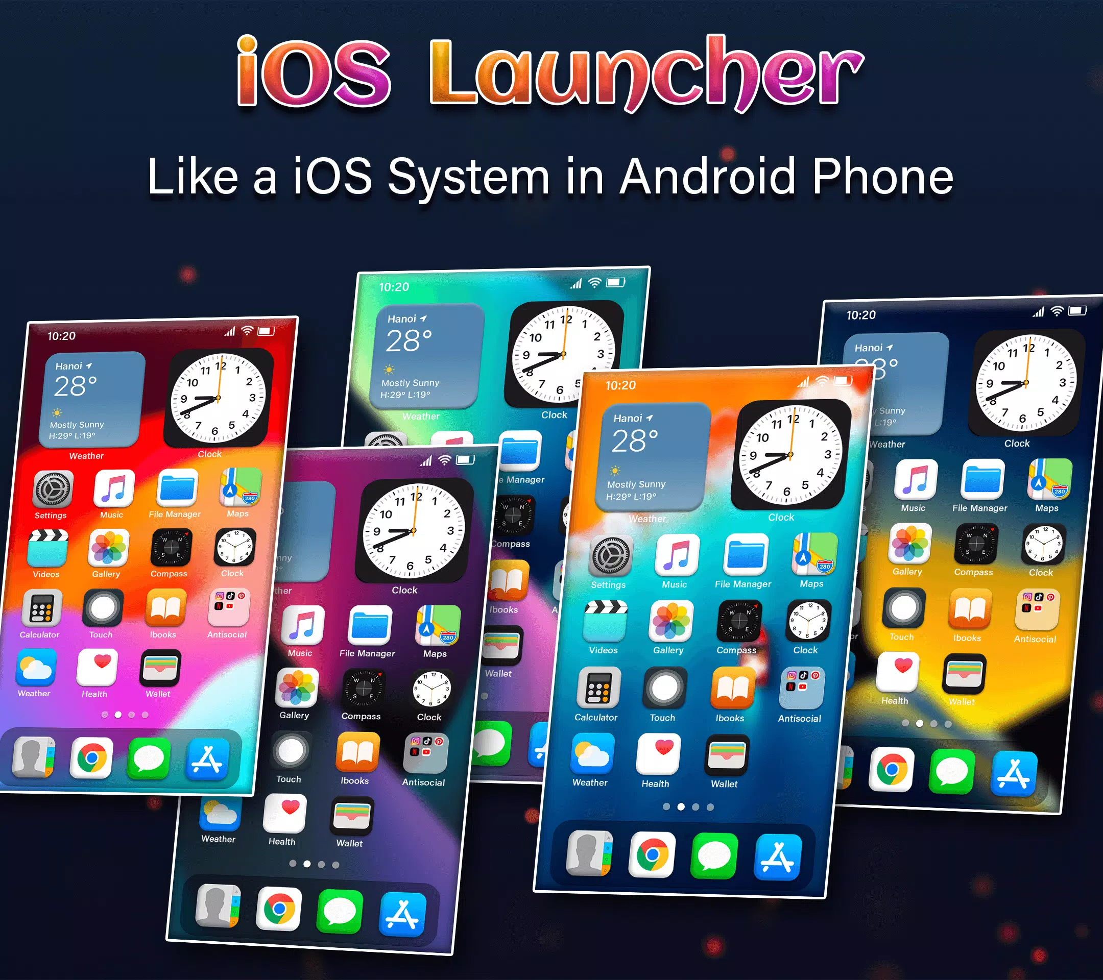 IOS Launcher - iOS 17 Pro Tangkapan skrin 1