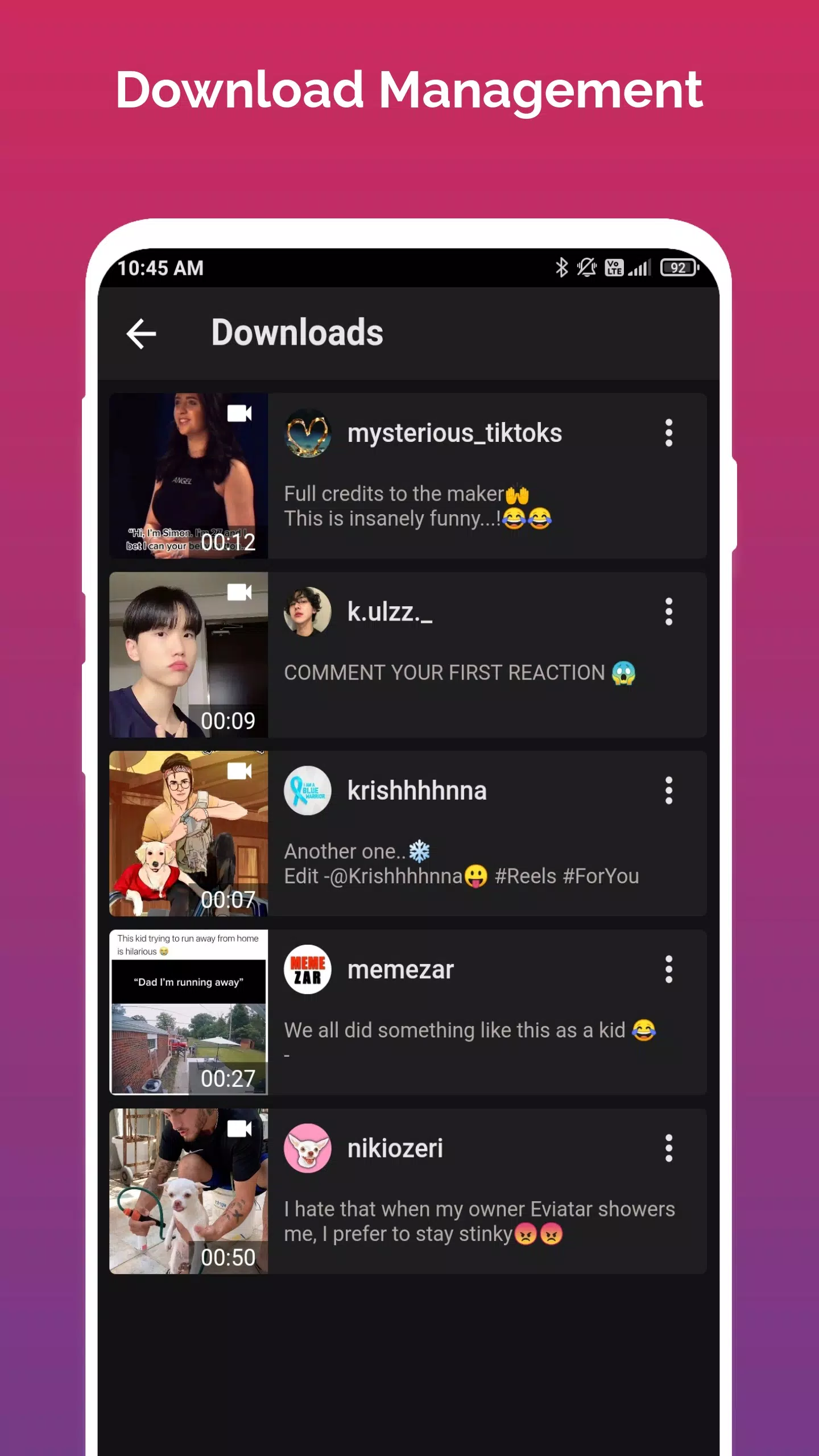 Reels Video Downloader Tangkapan skrin 1