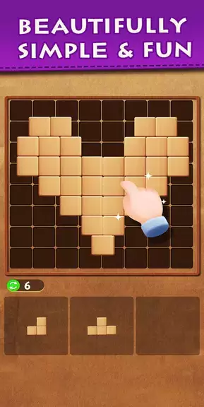 Wood Block Puzzle Classic Game ภาพหน้าจอ 3