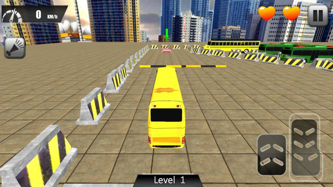 Modern Bus Drive Parking 3D Schermafbeelding 0