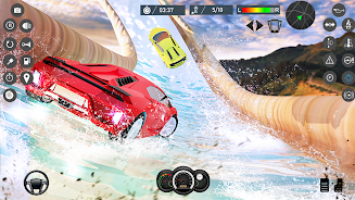 Water Slide Car Race games スクリーンショット 2