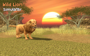 Wild Lion Simulator 3D Tangkapan skrin 0