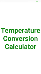 Temperature Converter স্ক্রিনশট 1