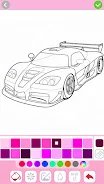 Car coloring games - Color car ภาพหน้าจอ 3