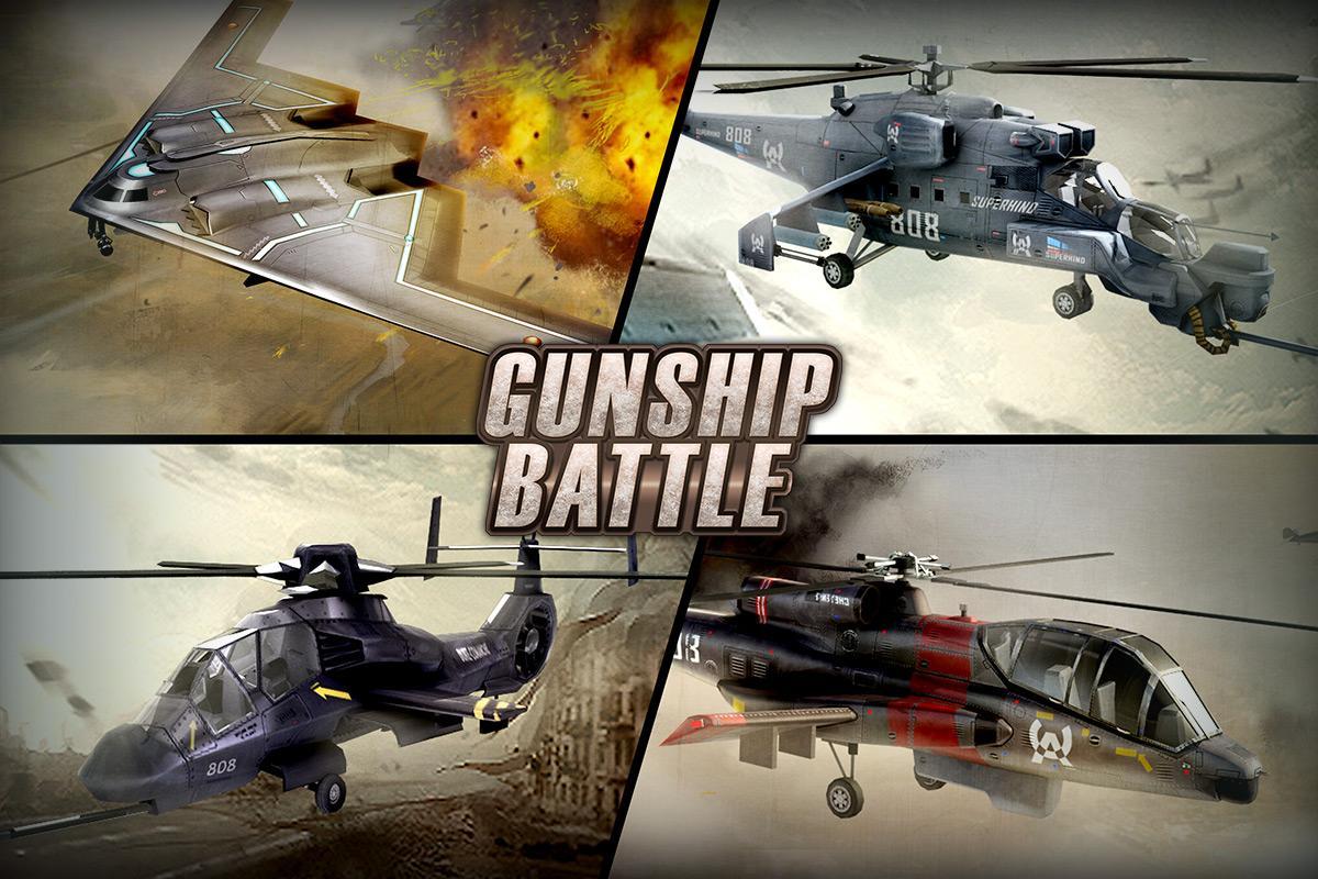 GUNSHIP BATTLE: Helicopter 3D Captura de tela 0