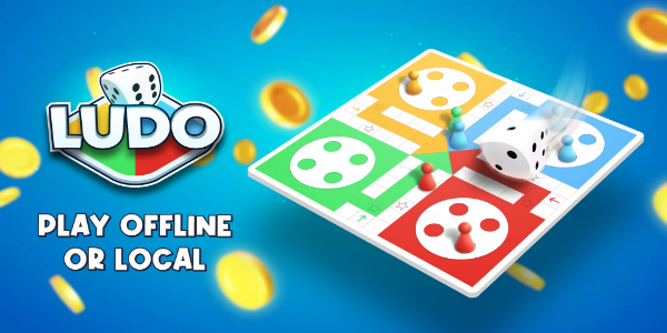 Ludo offline: jogo de tabuleiro de dados