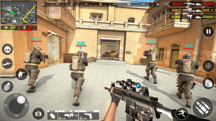 FPS Shooting game 3d gun game Tangkapan skrin 1
