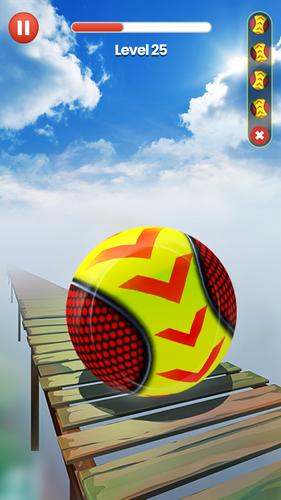 Rolling Sky: Balance Ball Game Zrzut ekranu 2