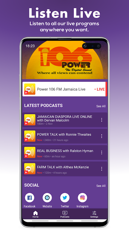Power 106 FM Jamaica Schermafbeelding 0