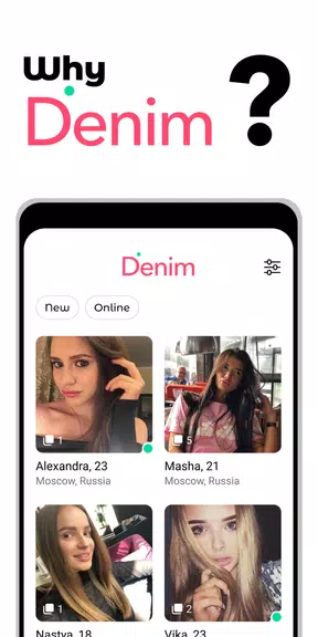 Denim - premium dating app Schermafbeelding 0