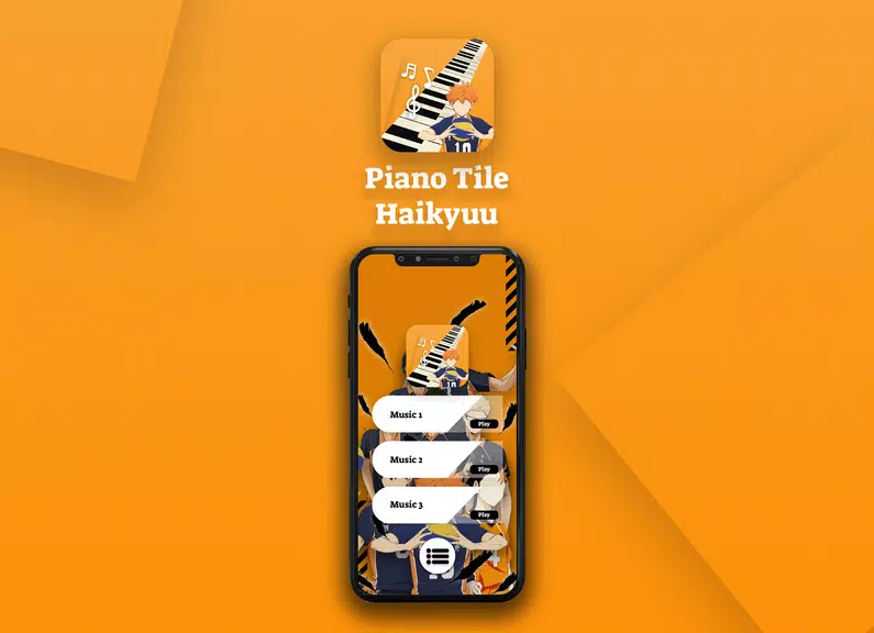 Game Haikyuu Piano Tiles Ảnh chụp màn hình 1