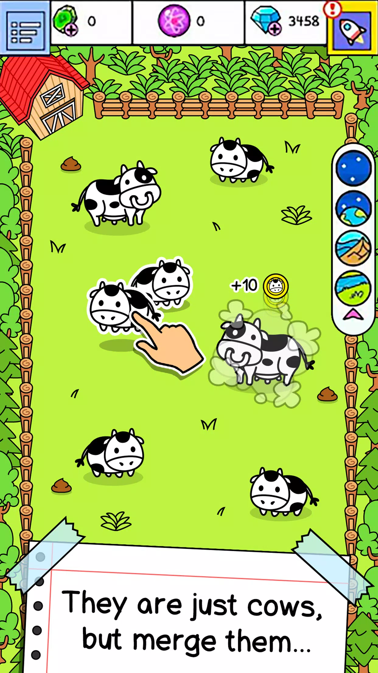 Cow Evolution Ảnh chụp màn hình 0