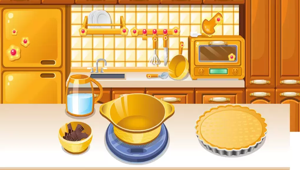 girls cooking games chocolate ภาพหน้าจอ 1