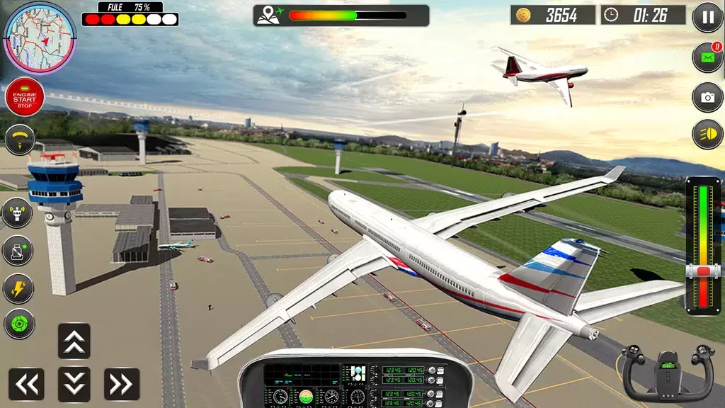 Real Plane Landing Simulator Schermafbeelding 2