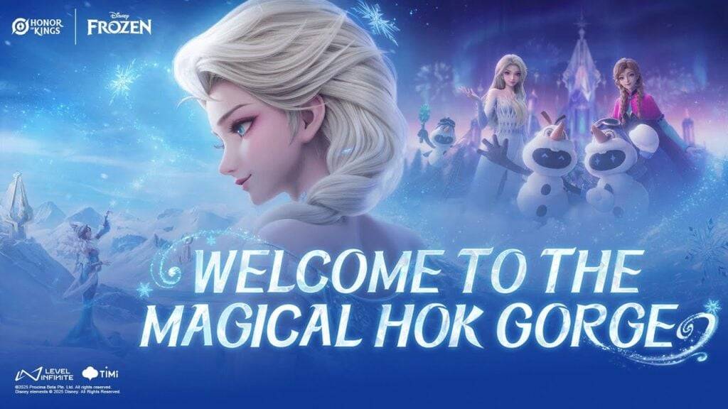 Disney X Honor of Kings Collab membawa sihir beku ke Hok Gorge