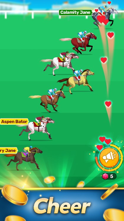 Horse Racing Hero Riding Game Captura de pantalla 0