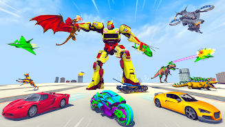 Police Robot Car Game 3d Schermafbeelding 3