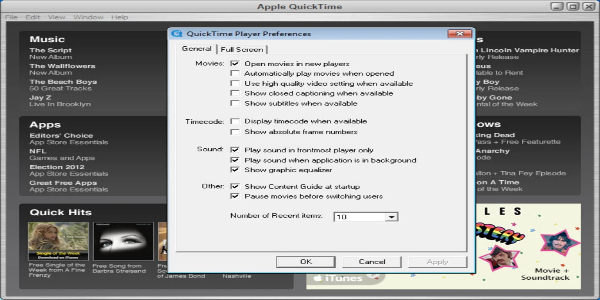 QuickTime Tangkapan skrin 2