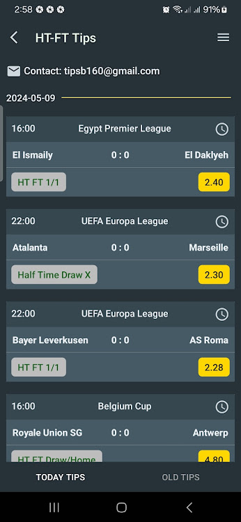 Betting Tips Correct Score Screenshot 2