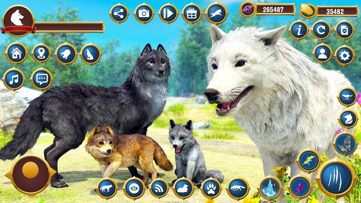 Arctic Craft Wolf Family Sim স্ক্রিনশট 2