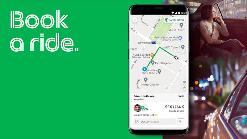 Grab - Taxi & Food Delivery Tangkapan skrin 1