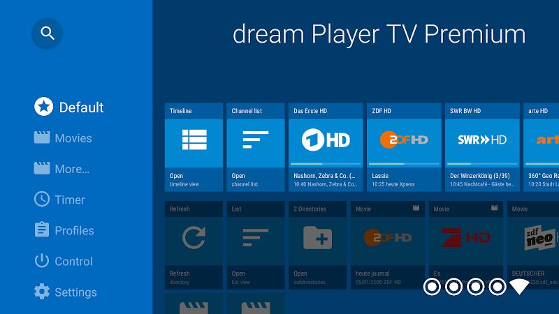 dream Player for Android TV Скриншот 1